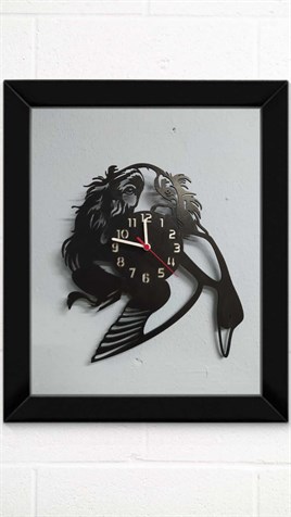 Dekoratif Avcı Saati Köpek-Ördek